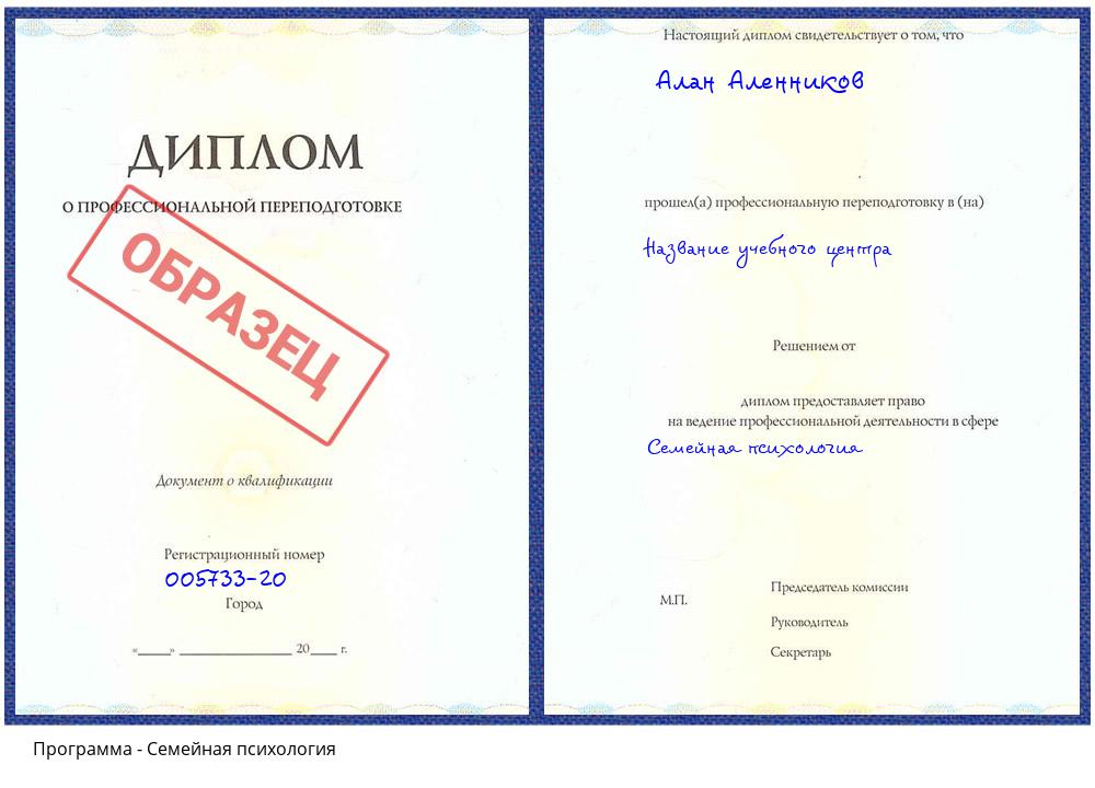 Семейная психология Ишимбай