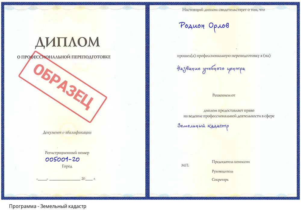 Земельный кадастр Ишимбай
